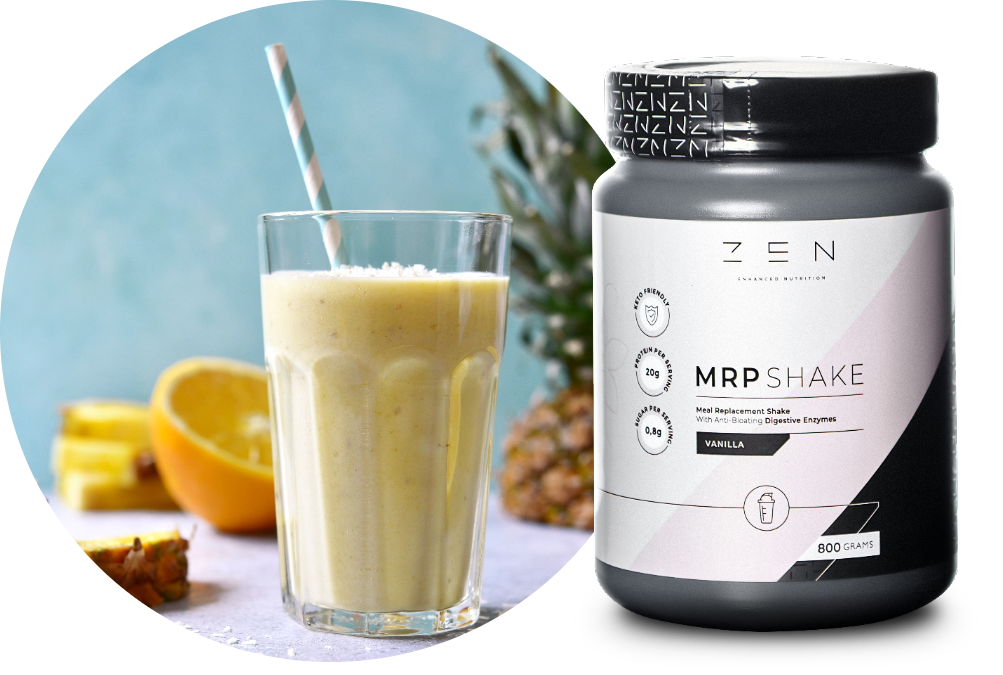 PINEAPPLE, BANANA & COCONUT SMOOTHIE – ZEN Enhanced Nutrition
