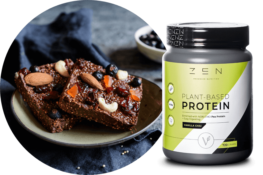 NO-BAKE CHOCOLATE PROTEIN BARS – ZEN Enhanced Nutrition